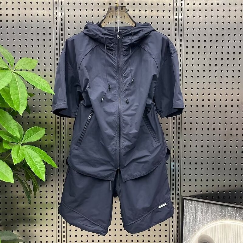 Men Summer Thin Outdoor Hooded - đánh giá và giá Outdoor Sports Outfit