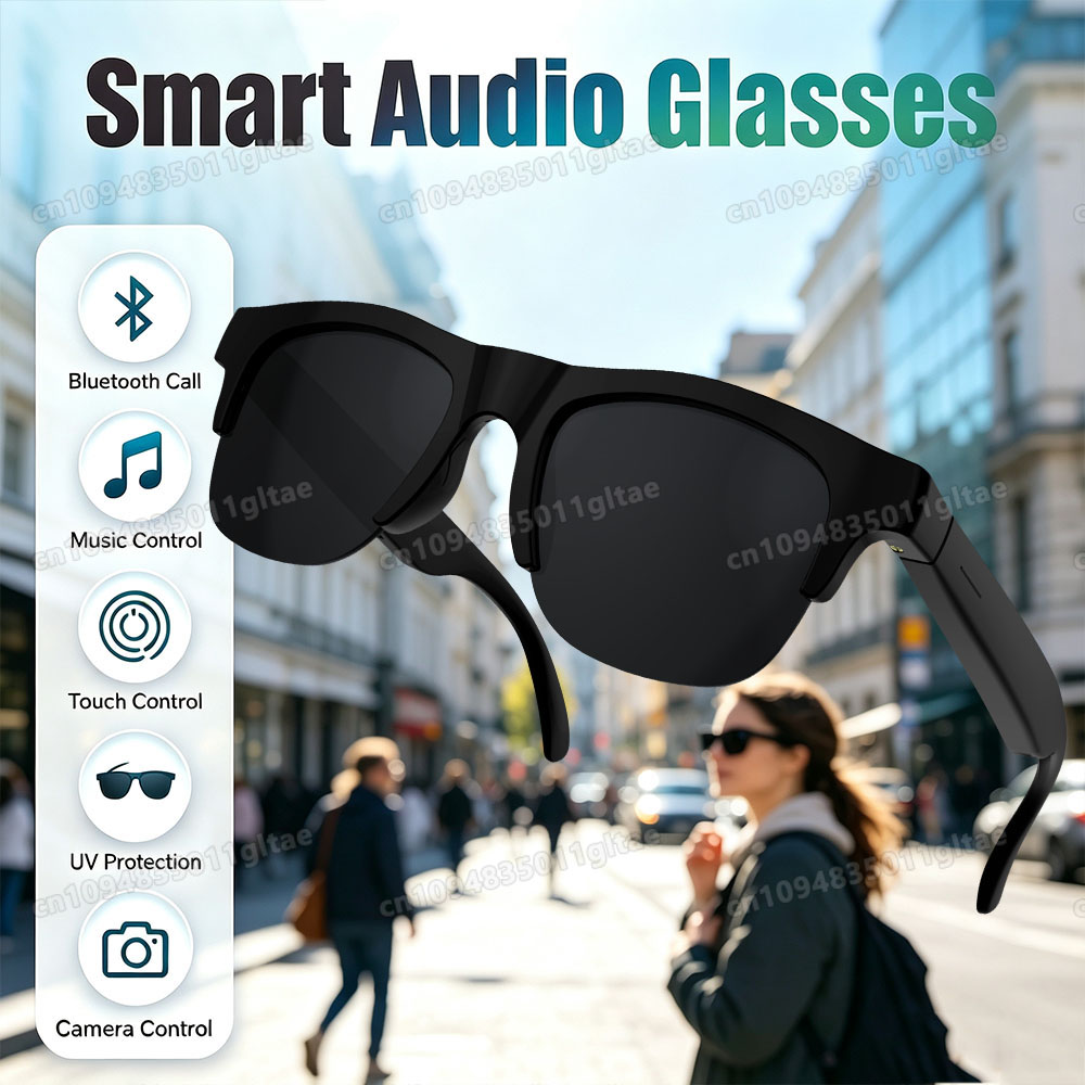 NEW Smart Glasses V5.3 Bluetoo - đánh giá và giá Outdoor Sport Glasses