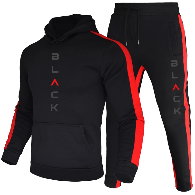 AutumnWinter 2 Pcs Set Men's T - đánh giá và giá Outdoor Sports Outfit