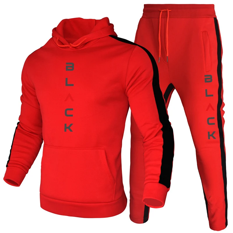 AutumnWinter 2 Pcs Set Men's T - đánh giá và giá Outdoor Sports Outfit