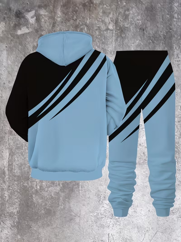 Men 2 Piece Tracksuit Fashion  - đánh giá và giá Outdoor Sports Outfit