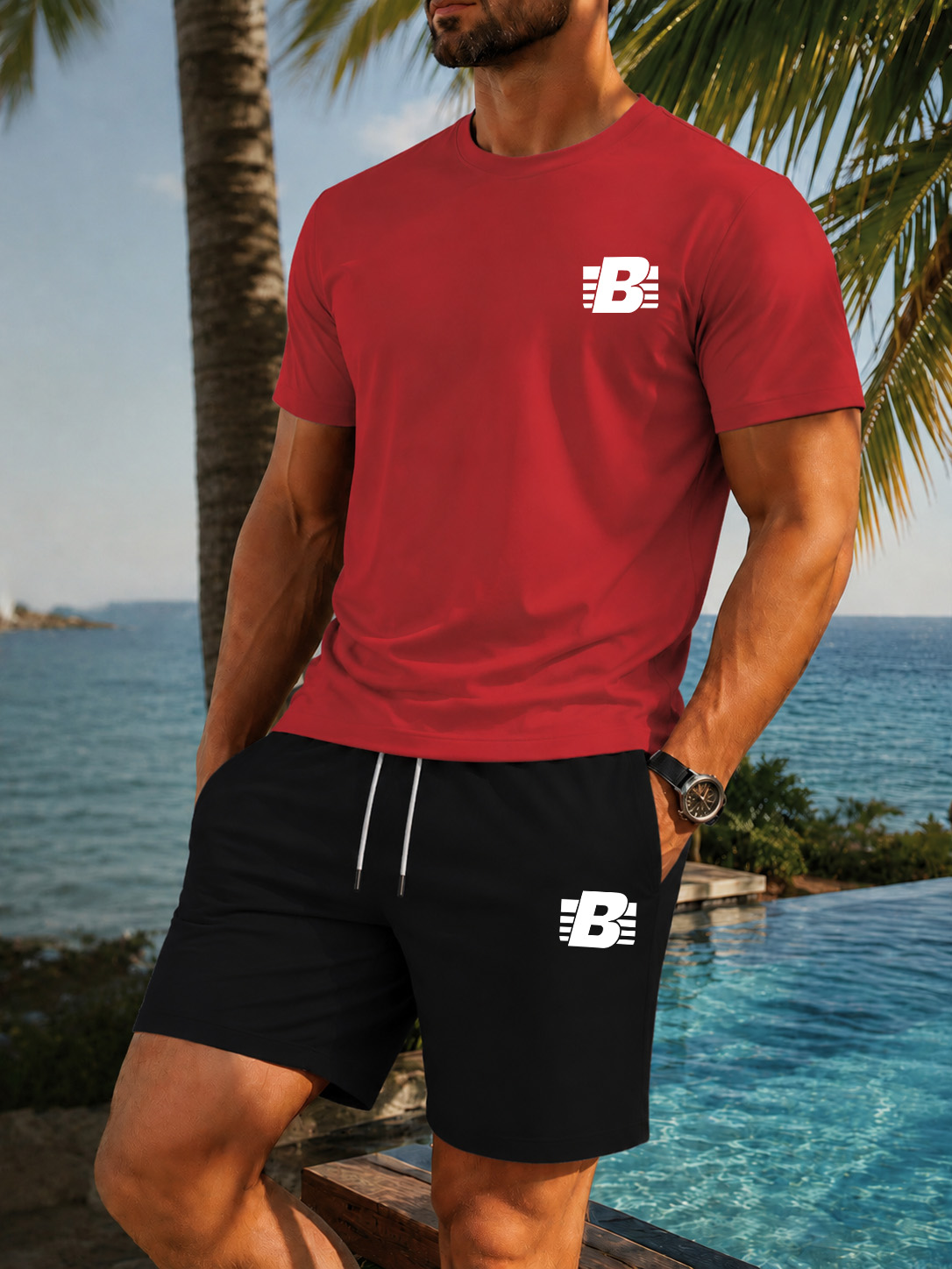 Men's 2-Piece Tracksuit Casual - đánh giá và giá Outdoor Sports Outfit