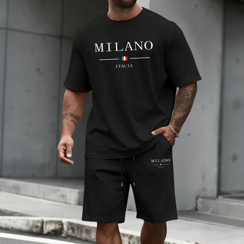 Men's Tracksuit Short Sleeve T - đánh giá và giá Outdoor Sports Outfit