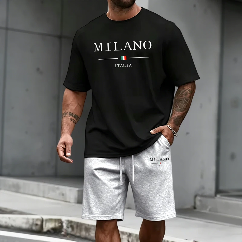 Men's Tracksuit Short Sleeve T - đánh giá và giá Outdoor Sports Outfit