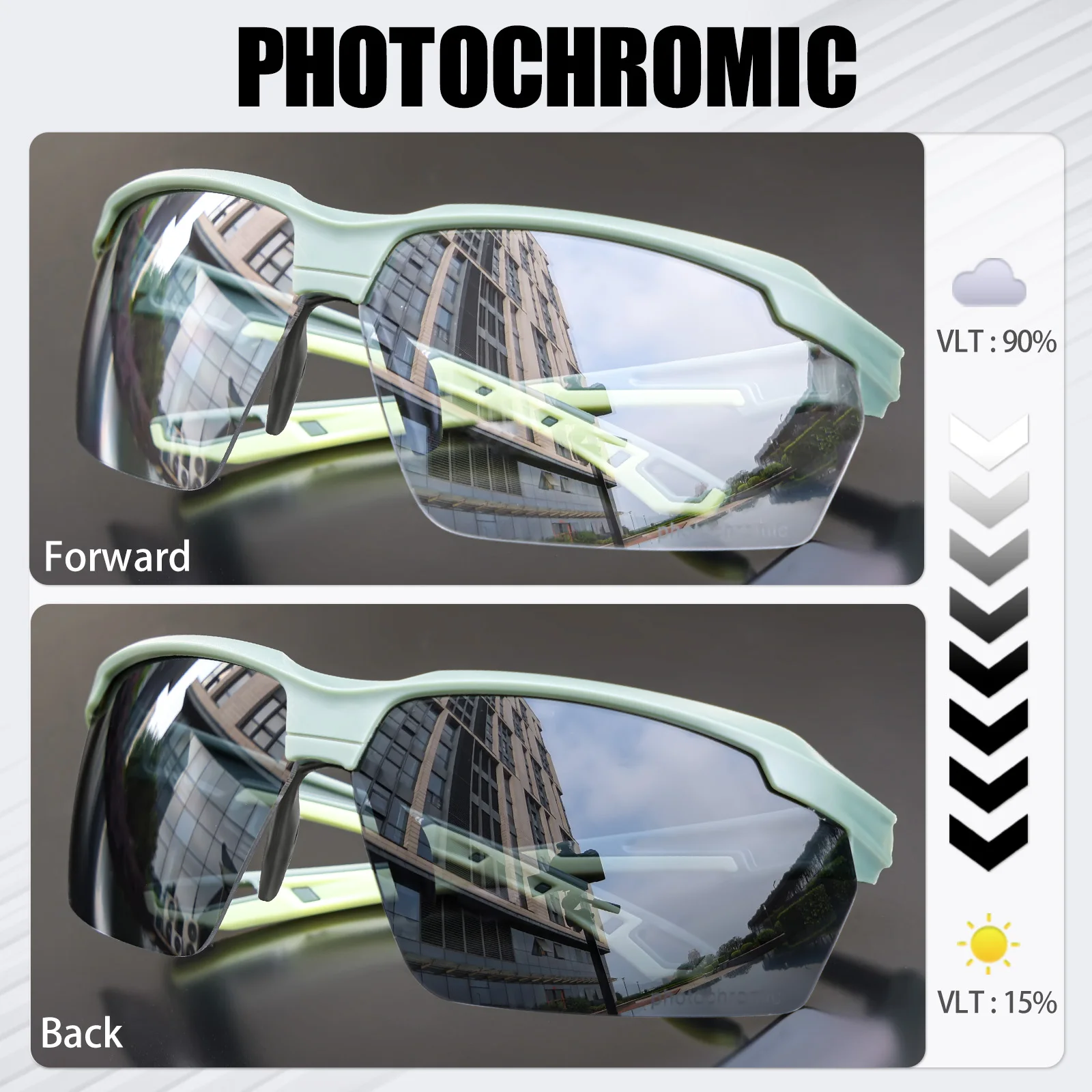 SCVCN Photochromic Cycling Sun - đánh giá và giá Outdoor Sport Glasses